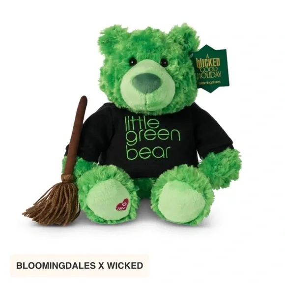 Bloomingdale’s Wicked Elphaba Bear x Gund 💚 🧹✨ - Picture 1 of 3